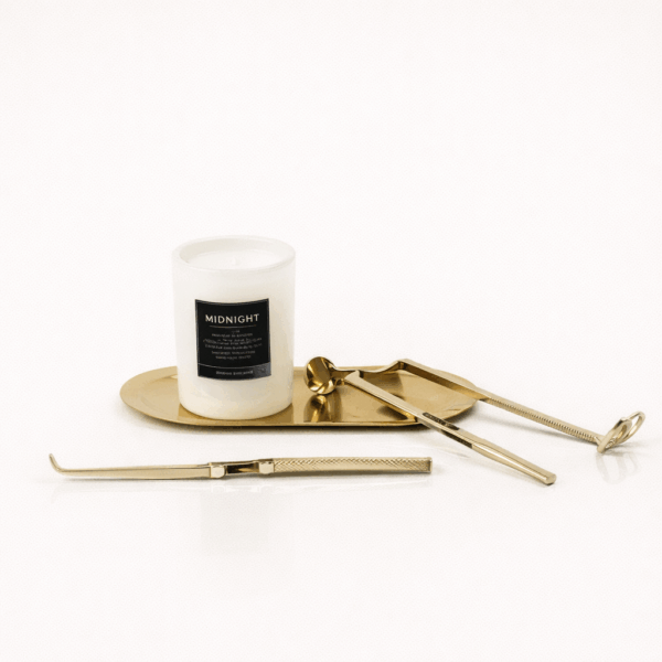 סט CANDLE CARE זהב